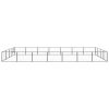Dog Kennel Black 301.4 ft¬≤ Steel