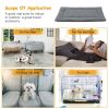 Dog Bed Mat Comfortable Fleece Pet Dog Crate Carpet Reversible Pad Joint Relief S Size