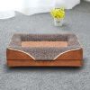 Removable And Washable Pet Dog Sofa And Dog Bed, Dog Nest,  Pet Bed Sofa, Comfortable And Soft, Cat Sofa Bed With Raised Edges To Protect The Neck