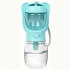 2 In 1 Dog Water Bottle, Leak Proof Portable Pet Water Bottle With Food Container, Outdoor Portable Water Dispenser For Dog, Puppy Supply For Walking
